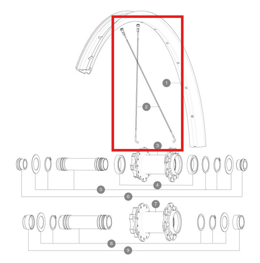SET 14 MAVIC J GEBOGEN STALEN SPAKEN 298MM DEEMAX DH 20 29'' + ZWART STALEN NIPPELS