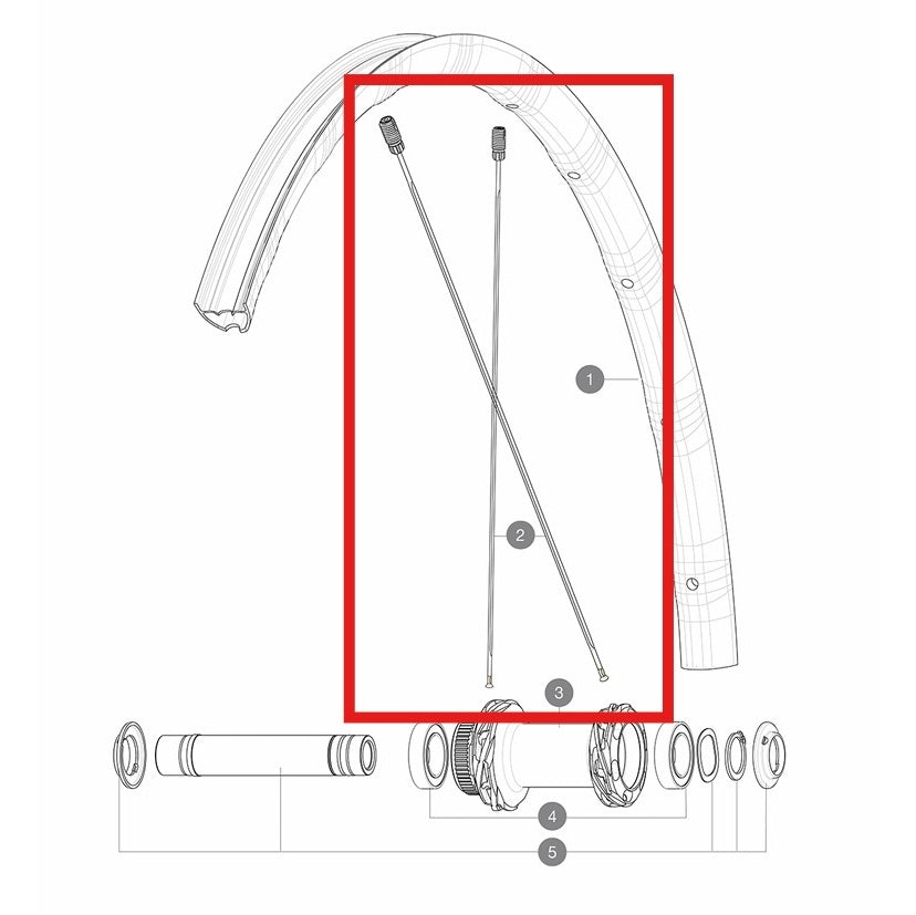 KIT 12 ALLROAD SL AERO SPAAK 298 M7/7 VOOR/ACHTER