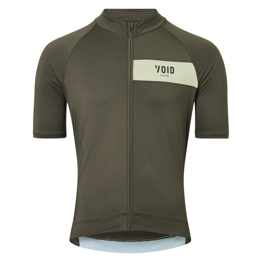 VOID CORE Korte Mouw Jersey Khaki