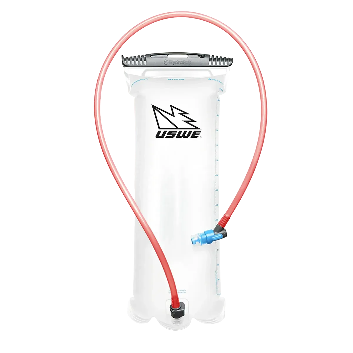 Elite 3L waterzak met plug-n-play koppeling Transparant