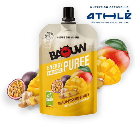 BAOUW Biologisch Recept Mango/Passie/Gember Energiepuree (90g)