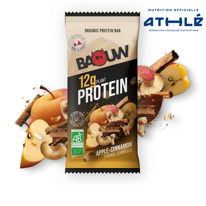 BAOUW ORGANIC EXTRA Appel/Kaneel Eiwitreep (50g)