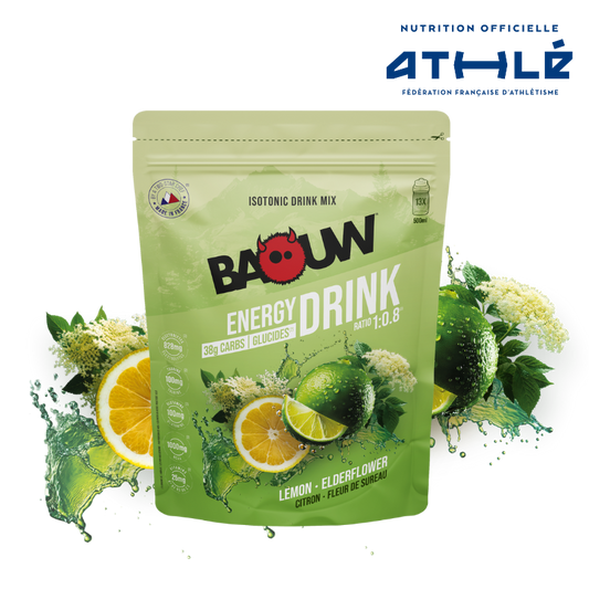 BAOUW ISOTONIC Energiedrank (585g) Citroen Vlierbloesem
