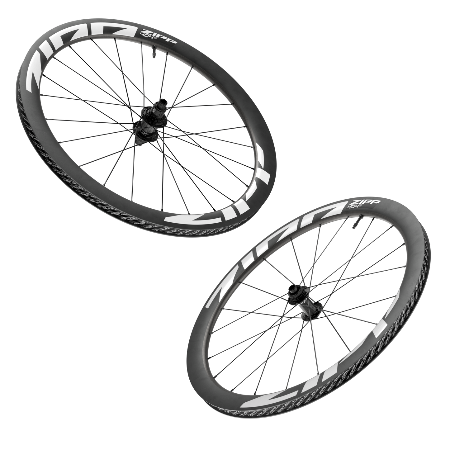 Paar ZIPP 404 S A1 witte wielen