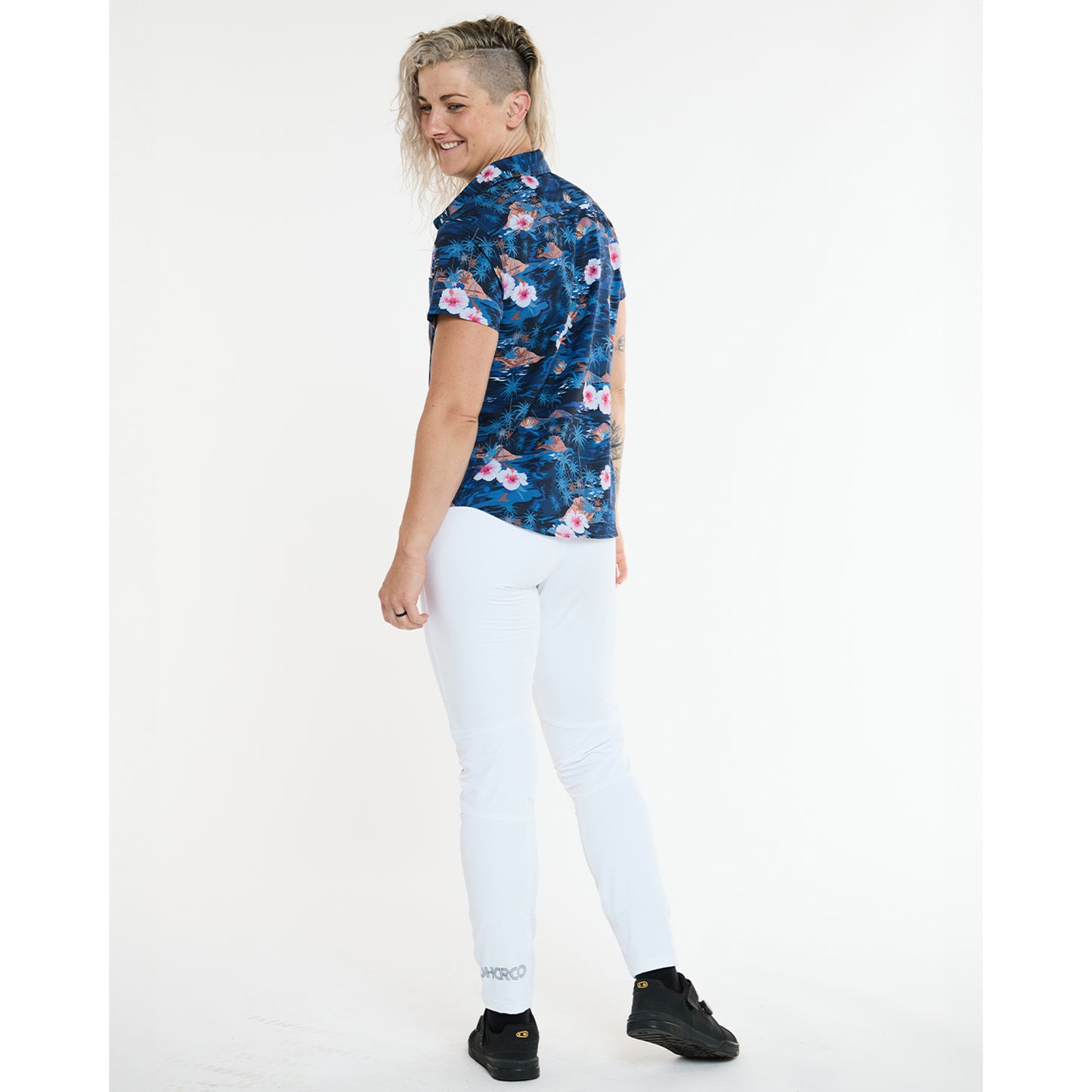 DHARCO TECH PARTY OASIS Technisch damesoverhemd blauw