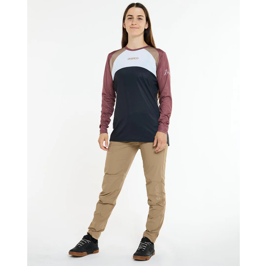 Damestrui DHARCO RACE LOTUS Lange Mouw Zwart/Brons