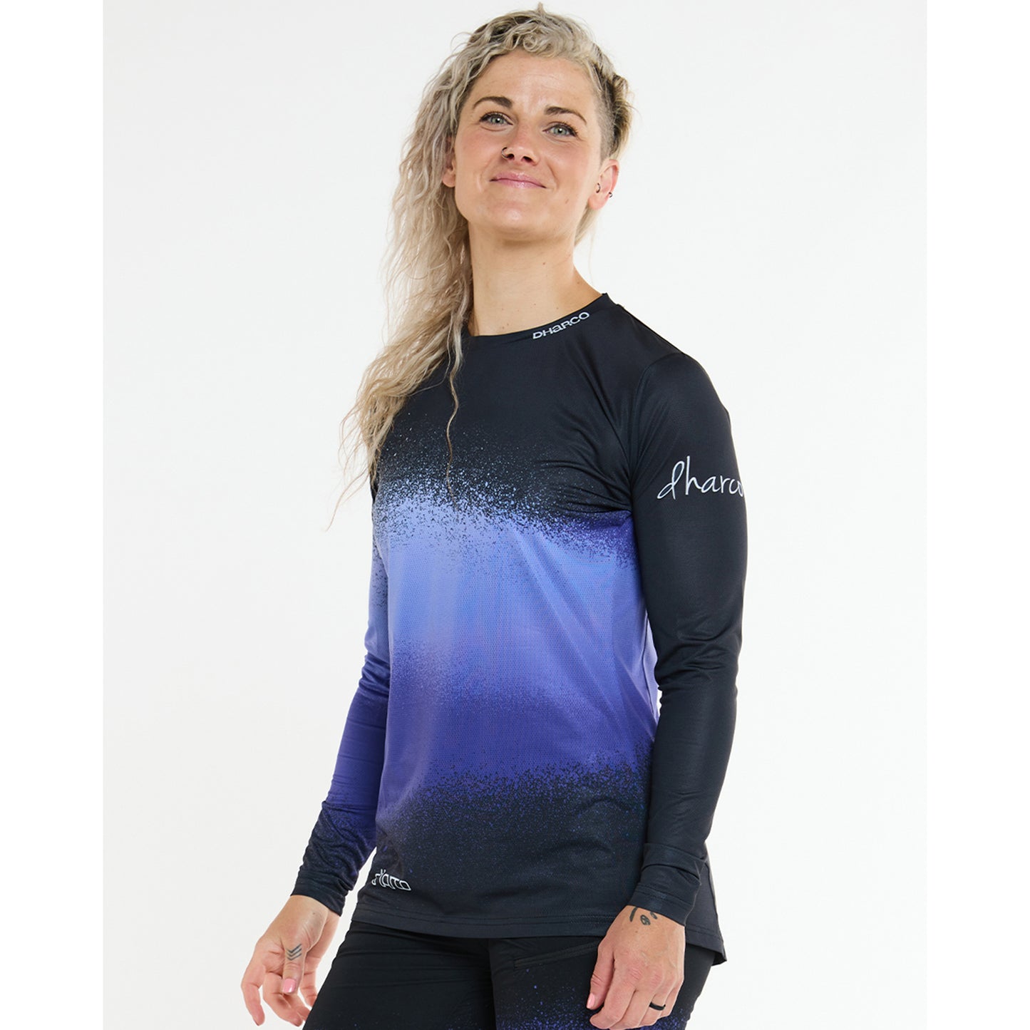 Damestrui DHARCO RACE ULTRA VIOLET Lange Mouw Zwart/Paars