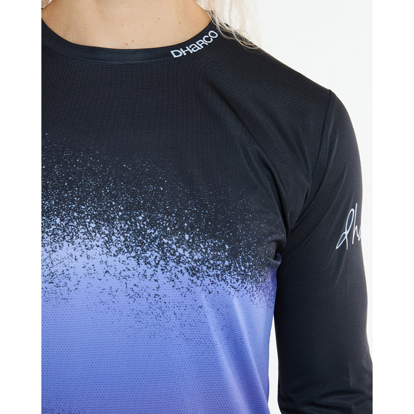 Damestrui DHARCO RACE ULTRA VIOLET Lange Mouw Zwart/Paars