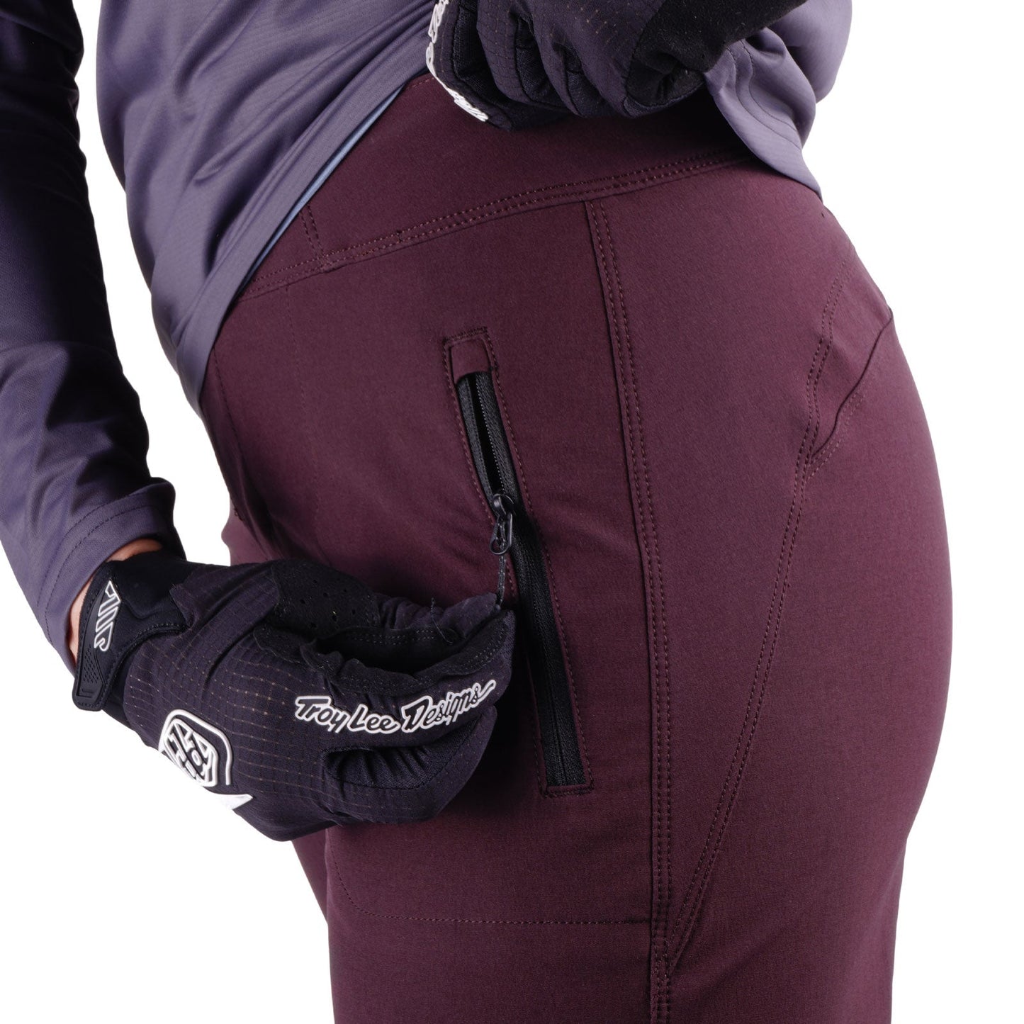 Damespantalon TROY LEE DESIGNS LILIUM PRO MONO Bordeaux