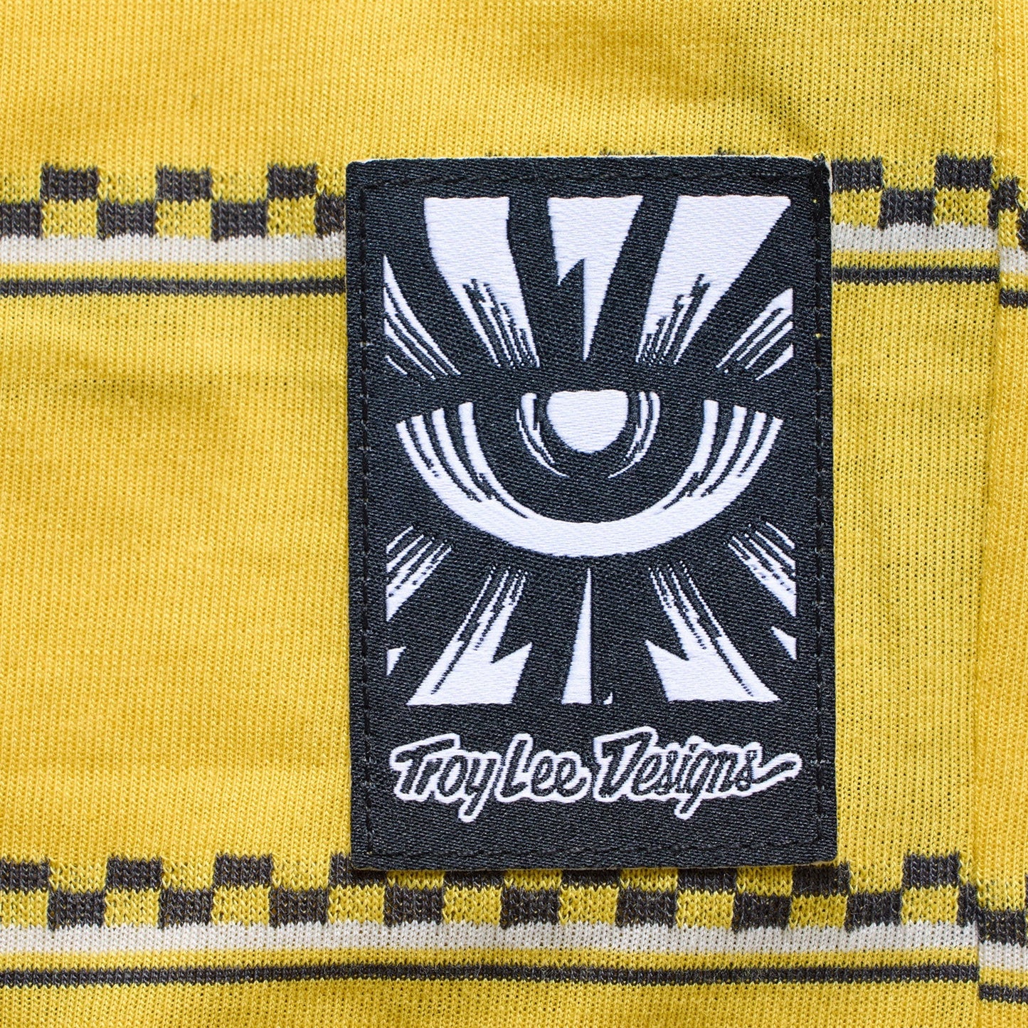 TROY LEE DESIGNS LILIUM RIDE CHECKED OUT Dames Trui Korte Mouw Geel