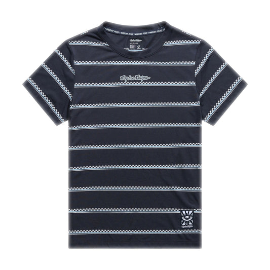 TROY LEE DESIGNS LILIUM RIDE CHECKED OUT Jersey met korte mouwen en carbon voor dames