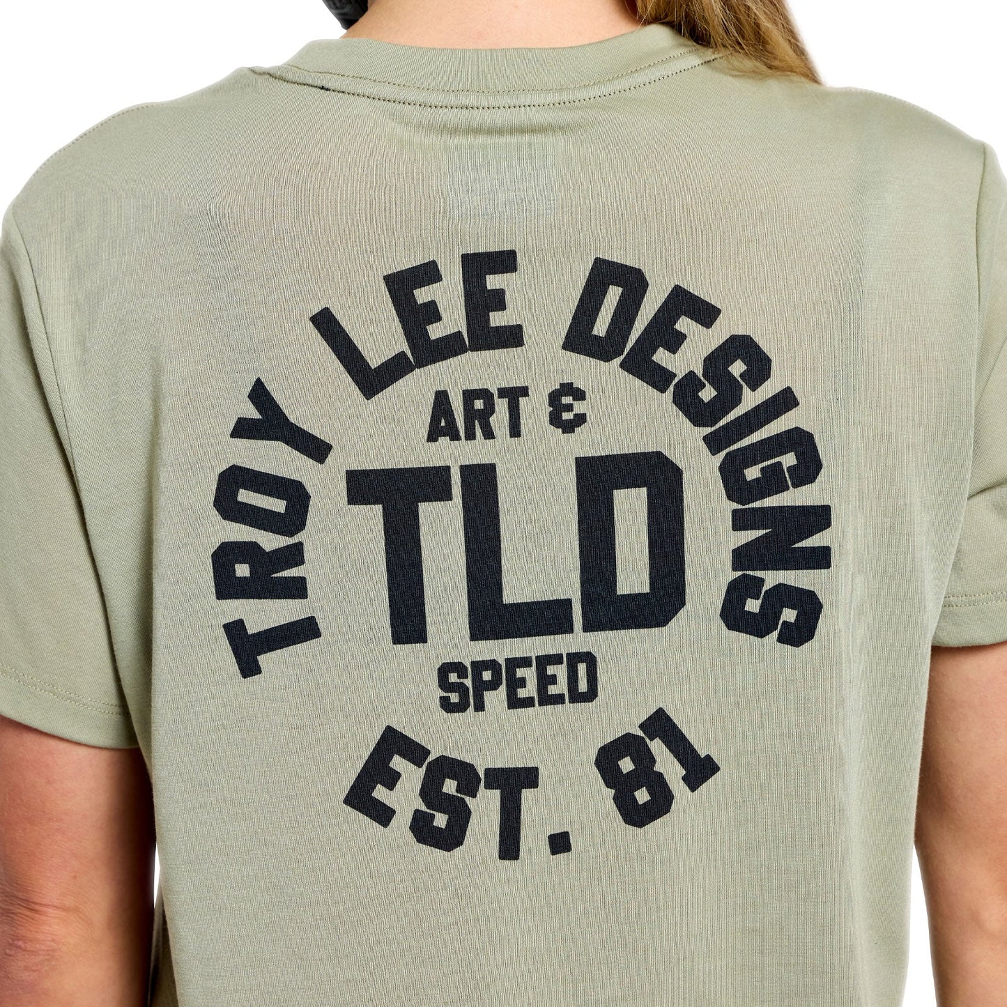 TROY LEE DESIGNS LILIUM RIDE STAMPS Korte mouwen damestrui Sage
