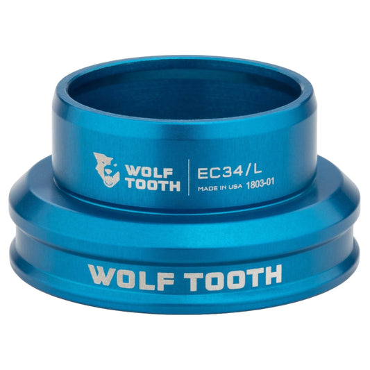 Lage balhoofdkom voor extern balhoofdstel WOLF TOOTH PERFORMANCE 1"1/8 EC34 Blauw