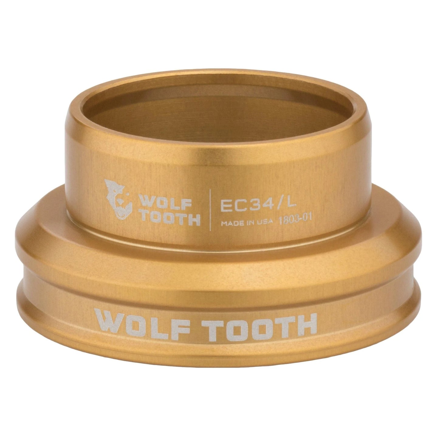 Lage kom voor WOLF TOOTH PREMIUM 1"1/8 EC34 extern balhoofdstel, goudkleurig