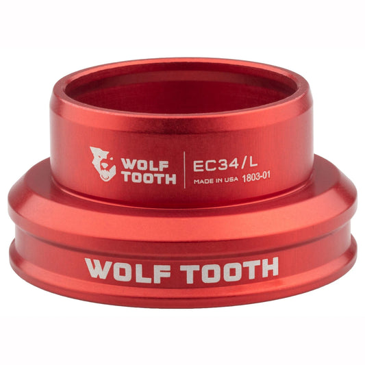 Lage kom voor WOLF TOOTH PREMIUM 1"1/8 EC34 extern balhoofdstel, rood