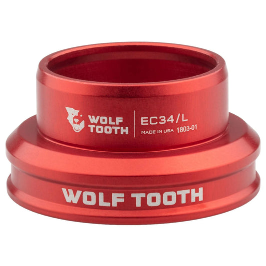 Lage balhoofdkom voor extern balhoofdstel WOLF TOOTH PERFORMANCE 1"1/8 EC34 Rood
