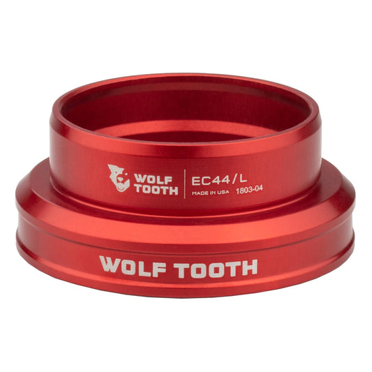 Onderste Kop voor Extern Stuurlager WOLF TOOTH PERFORMANCE 1.5" EC44 Rood