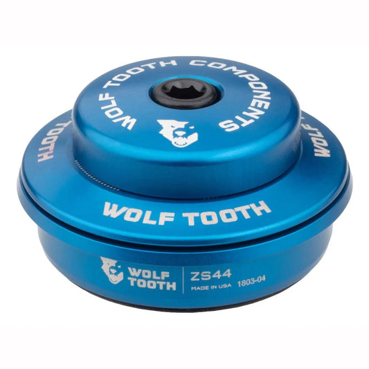Hoge balhoofdkom voor semi-geïntegreerd balhoofdstel WOLF TOOTH PREMIUM 1"1/8 ZS44 Stack 6 mm Blauw