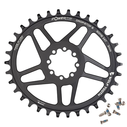 Mono Ovaal WOLF TOOTH 12V SRAM Direct Mount 8 bouts kettingblad Offset 3mm