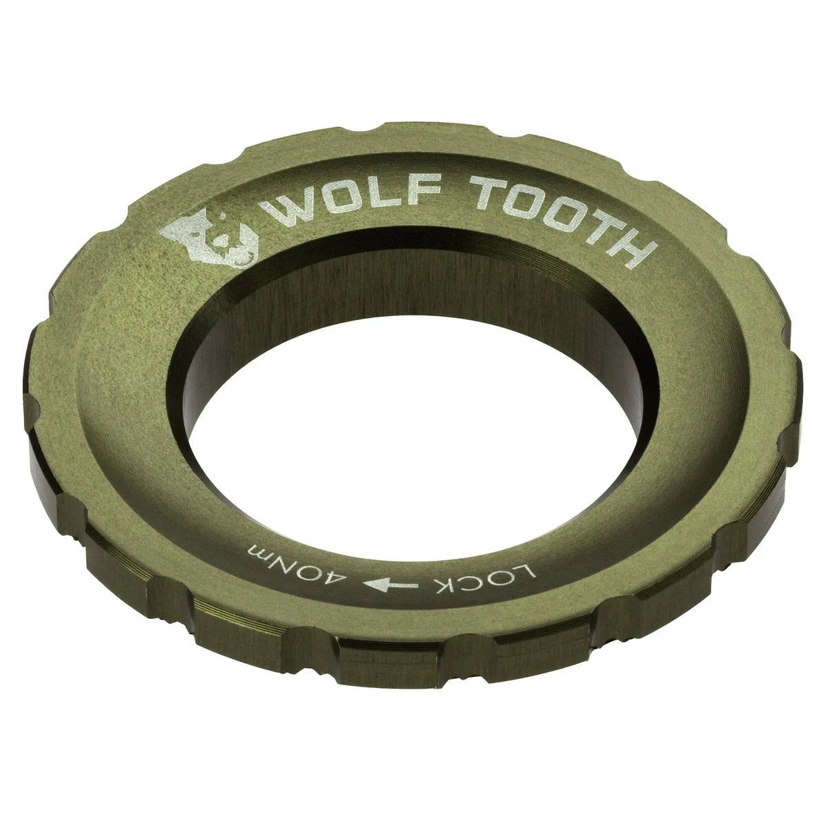 WOLF TOOTH Centerlock-moer (extern), olijfgroen