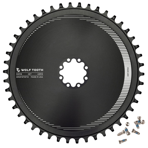 Mono 12/13V WOLF TOOTH AERO Direct gemonteerd Sram 8-bouts kettingblad
