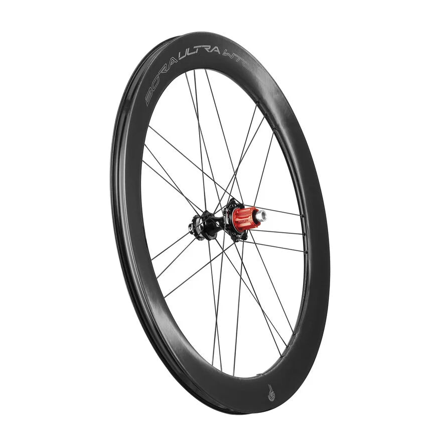 Paar CAMPAGNOLO BORA ULTRA WTO 60 C23 DISC Tubeless Ready (Center Lock) Chroom wielen