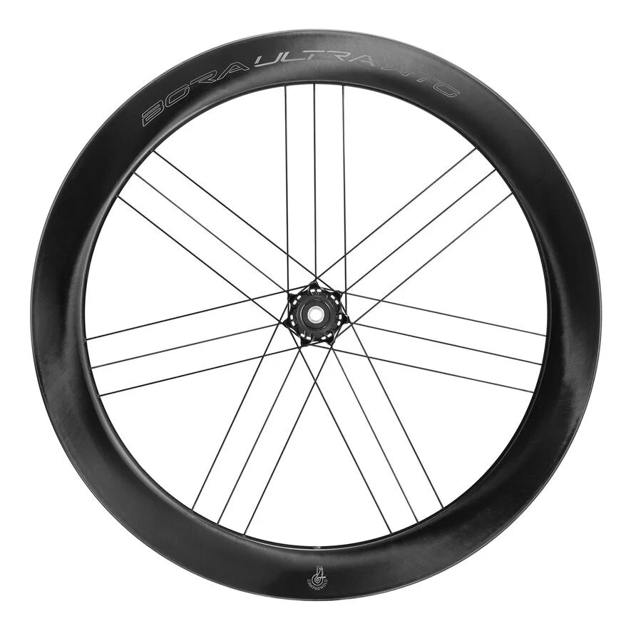 Paar CAMPAGNOLO BORA ULTRA WTO 60 C23 DISC Tubeless Ready (Center Lock) Chroom wielen