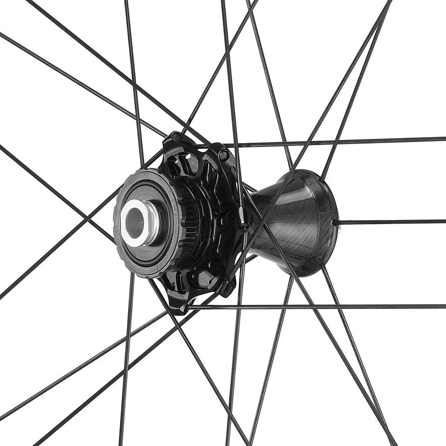 Paar CAMPAGNOLO BORA ULTRA WTO 60 C23 DISC Tubeless Ready (Center Lock) Chroom wielen