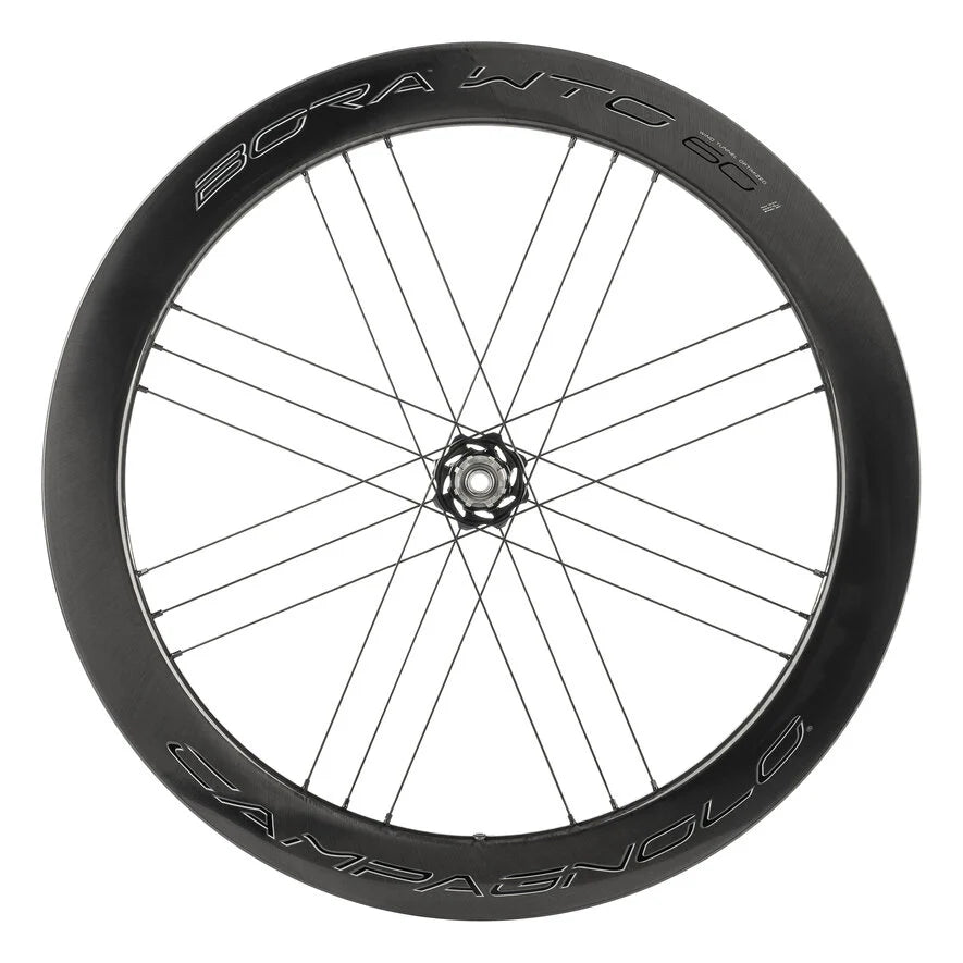 Paar CAMPAGNOLO BORA WTO 60 DISC C23 DISC wielen met banden (Center Lock)