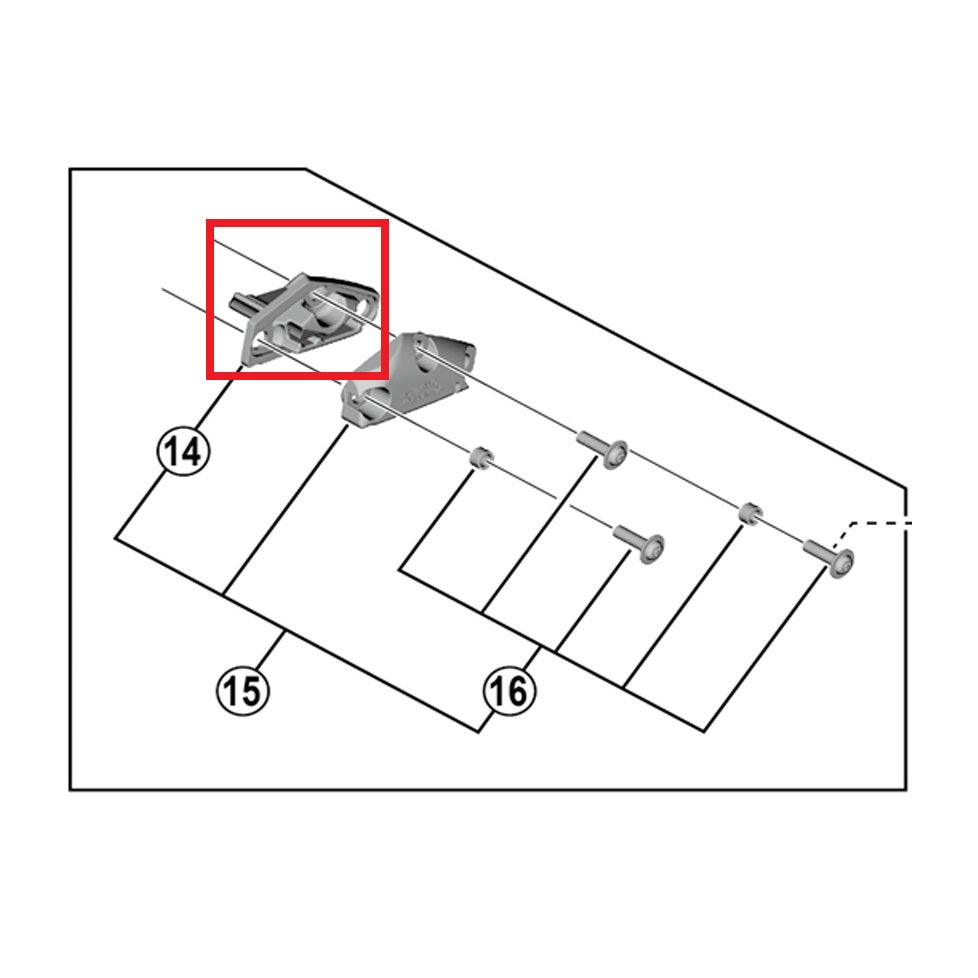 SHIMANO ST-R9120/R8025/R7020/R7025 rechter hendelhuis diafragma