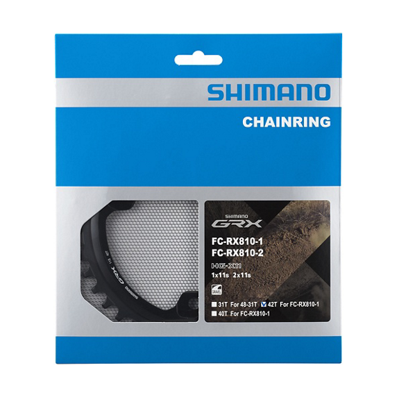 SHIMANO GRX RX810 11V 110mm Mono kettingblad