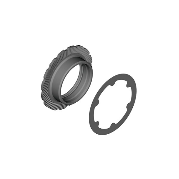 12V SHIMANO XT FC-M8100 Crankstelmoer en Borgschijf Zwart