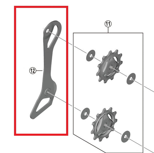 SHIMANO RD-R9250 Interne Achterderailleurkooi