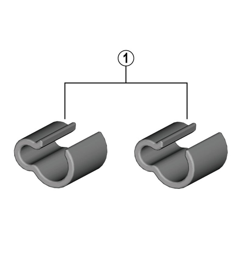 SHIMANO EW-WU111 kabelklemmen (2 stuks)