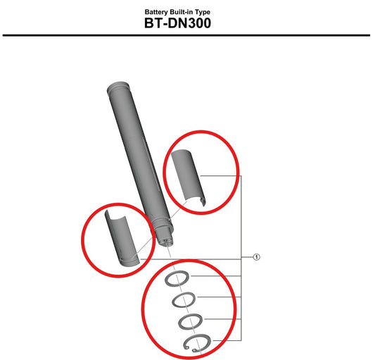 SHIMANO BT-DN300 batterijadapter