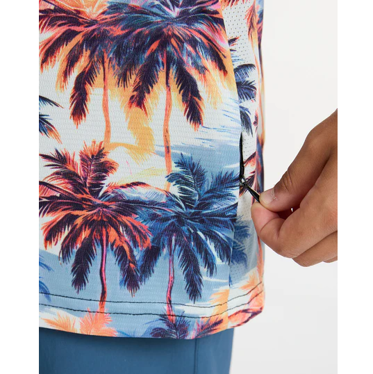 DHARCO GRAVITY VENICE BEACH Jersey Lange Mouw Junior Blauw