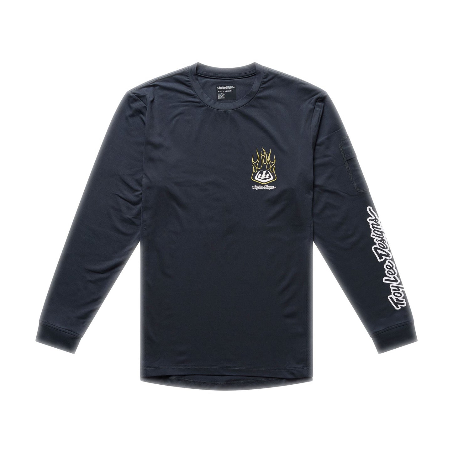 TROY LEE DESIGNS RUCKUS RIDE PRESSED Junior Lange Mouw Jersey Zwart