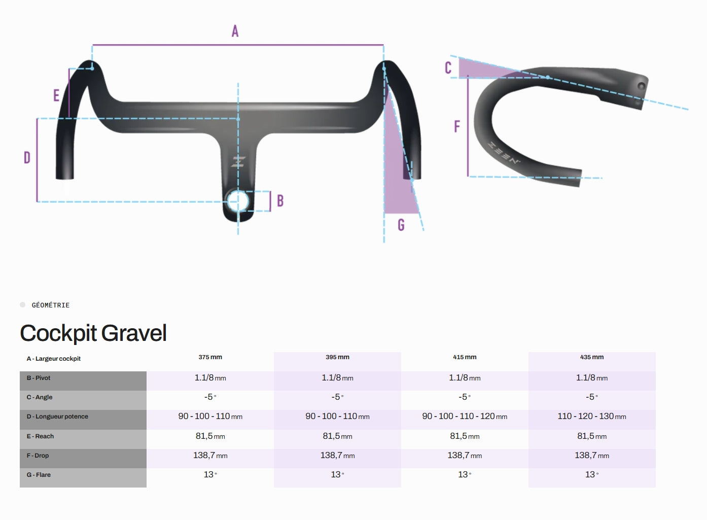 ZEEN GRAVEL COMBO Hanger