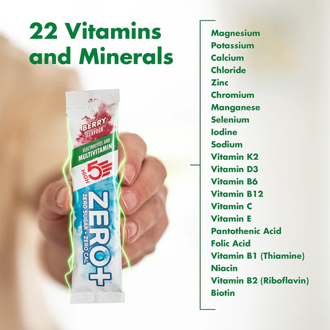 HIGH 5 ZERO+ Multivitamine HYDRATING STICK (7g ) Rode vruchten
