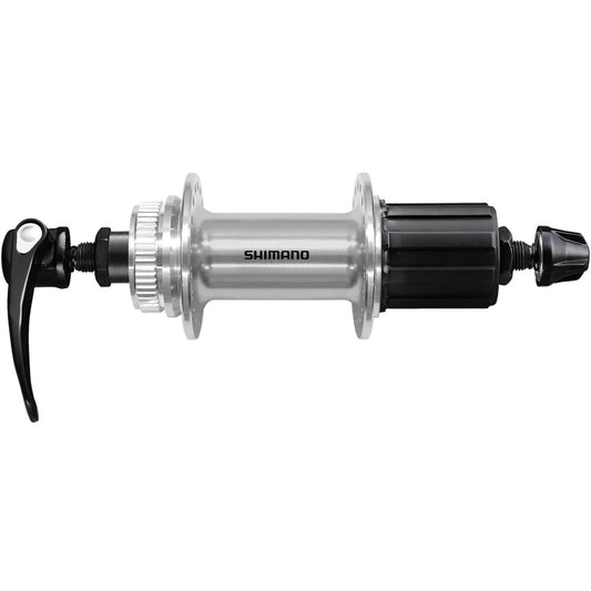SHIMANO FH-QC400 achternaaf - gepolijst zilveren editie