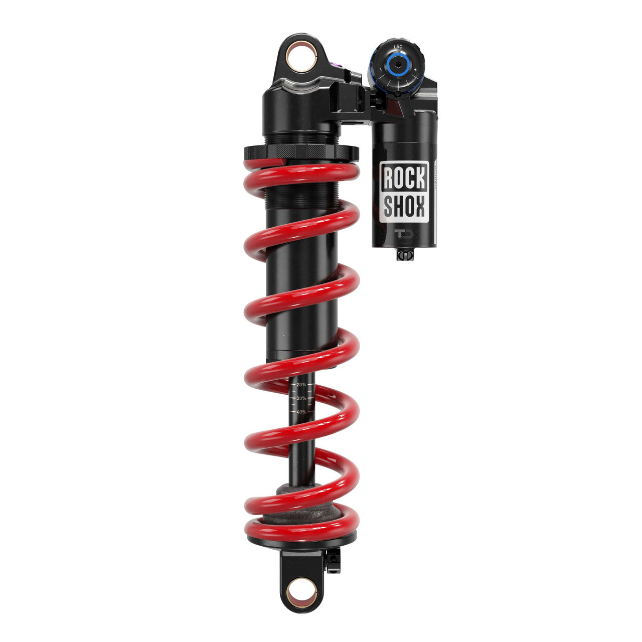ROCKSHOX VIVID ULTIMATE RC2T HBO Schokbreker met tappenveren voor Santa Cruz Bronson 4 (2022+)