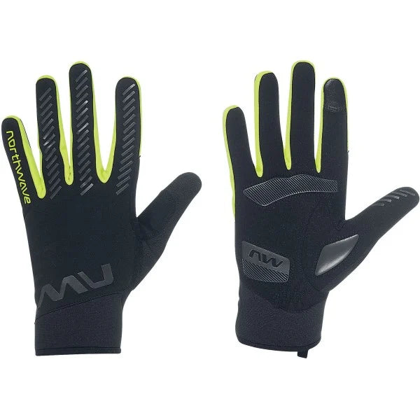 NORTHWAVE ACTIVE GEL Handschoenen Zwart/Geel