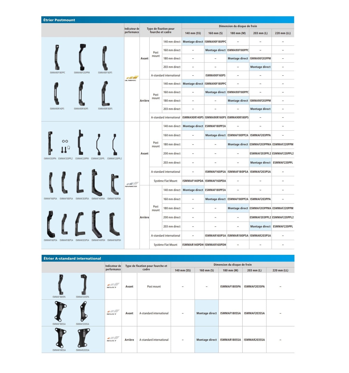 Achterremklauwadapter PM / IS SHIMANO SM-MA90-R180P/S (+40 mm)