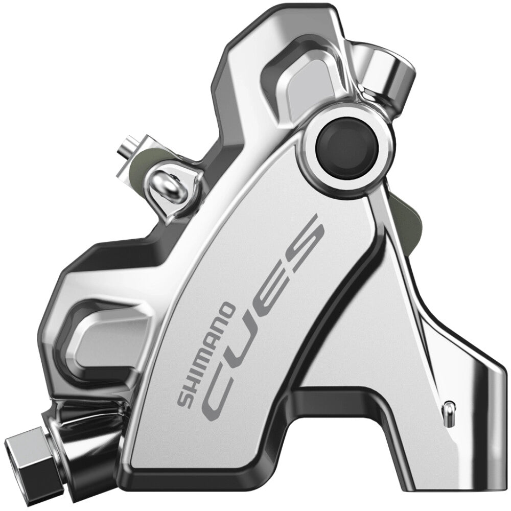 Etrier de Frein Arrière Hydraulique SHIMANO CUES BR-U6030 Flat Mount- Édition Polish Silver