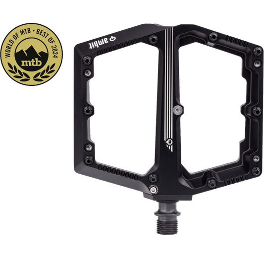 AMBIT Edition vlakke pedalen HAXN HOITA Groot Zwart Mat