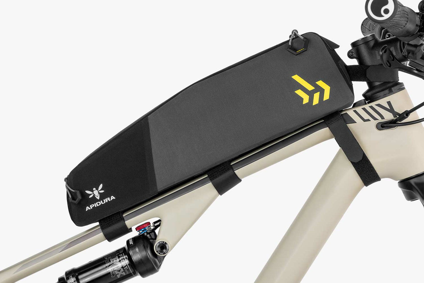 Frame Tas APIDURA BACKCOUNTRY LONG TOP TUBE PACK 1,8 L Zwart Grijs