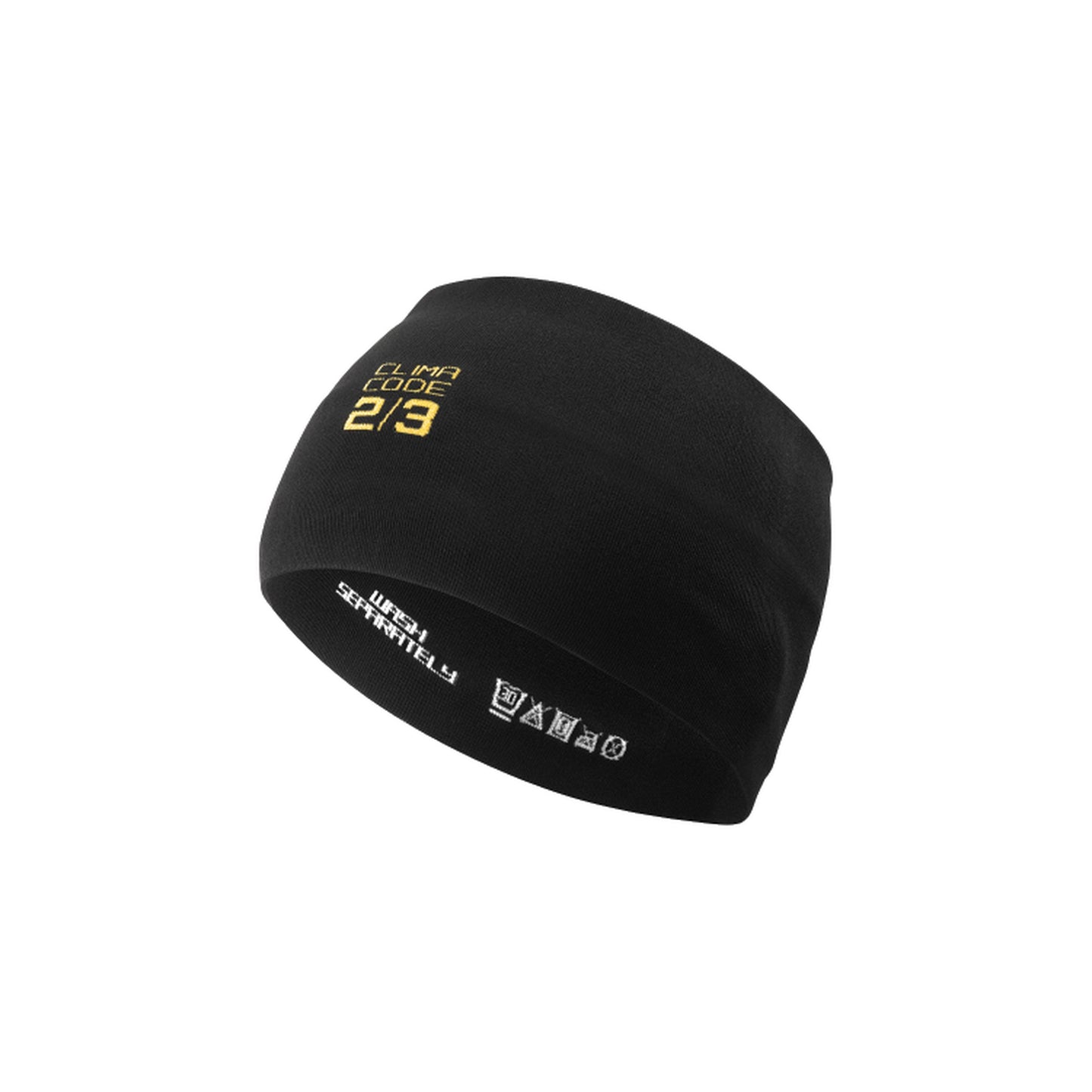 Hoofdband ASSOS SPRING FALL Zwart