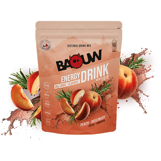 BAOUW ISOTONIC Energiedrank (585g) Perzik Rozemarijn