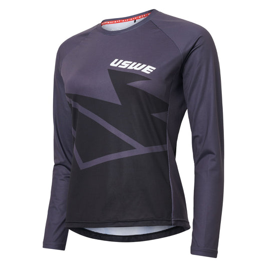 Dames USWE BERG MTB Long Sleeve Jersey Zwart
