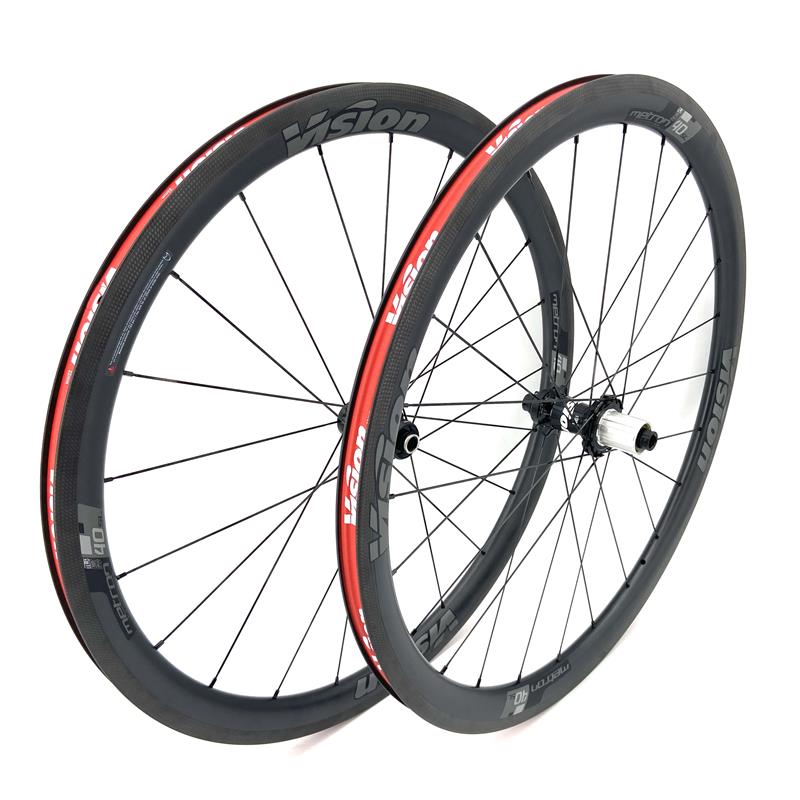 Paar Vision METRON 40 SL Tubeless Ready wielen (Center Lock)